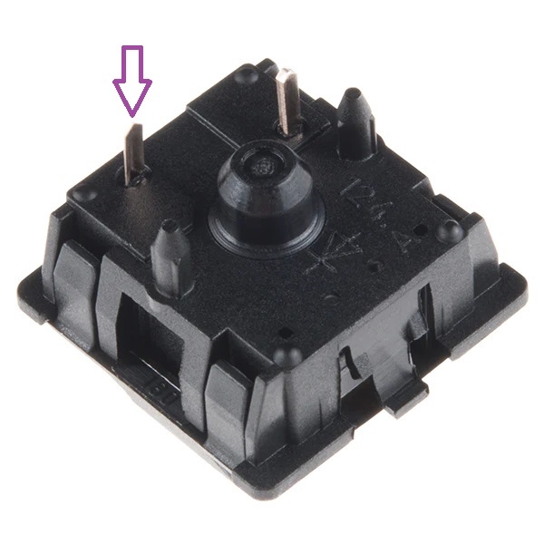 taikohub-dactyl-manuform-keyboard-hotswapping-tutorial-align-keyswitch-with-pcb