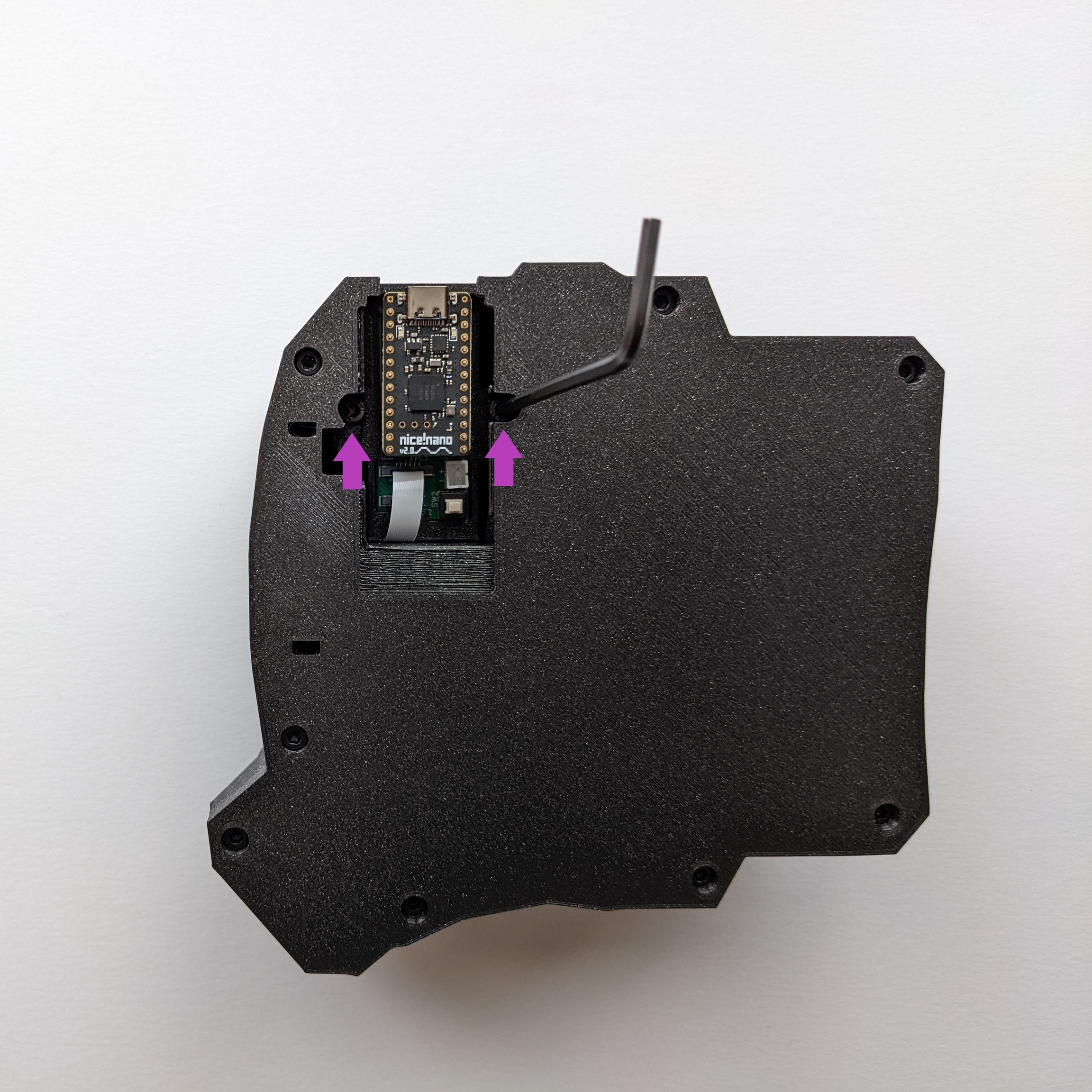 taikohub dactyl manuform keyboard adding bluetooth functionality with nice nanos step two